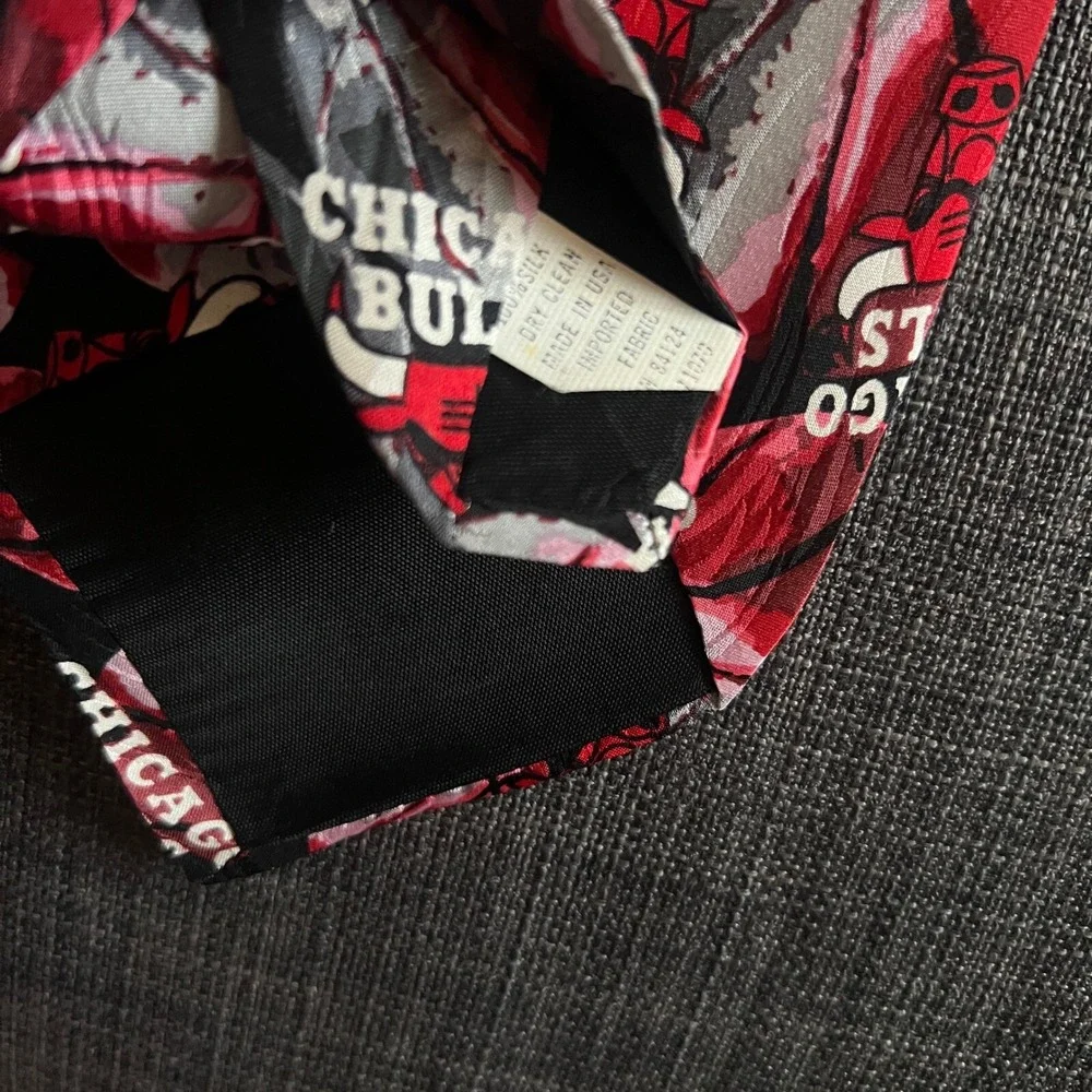 Vintage RMSport Chicago Bulls‎ Tie NBA Basketball Silk Necktie Novelty 0232
